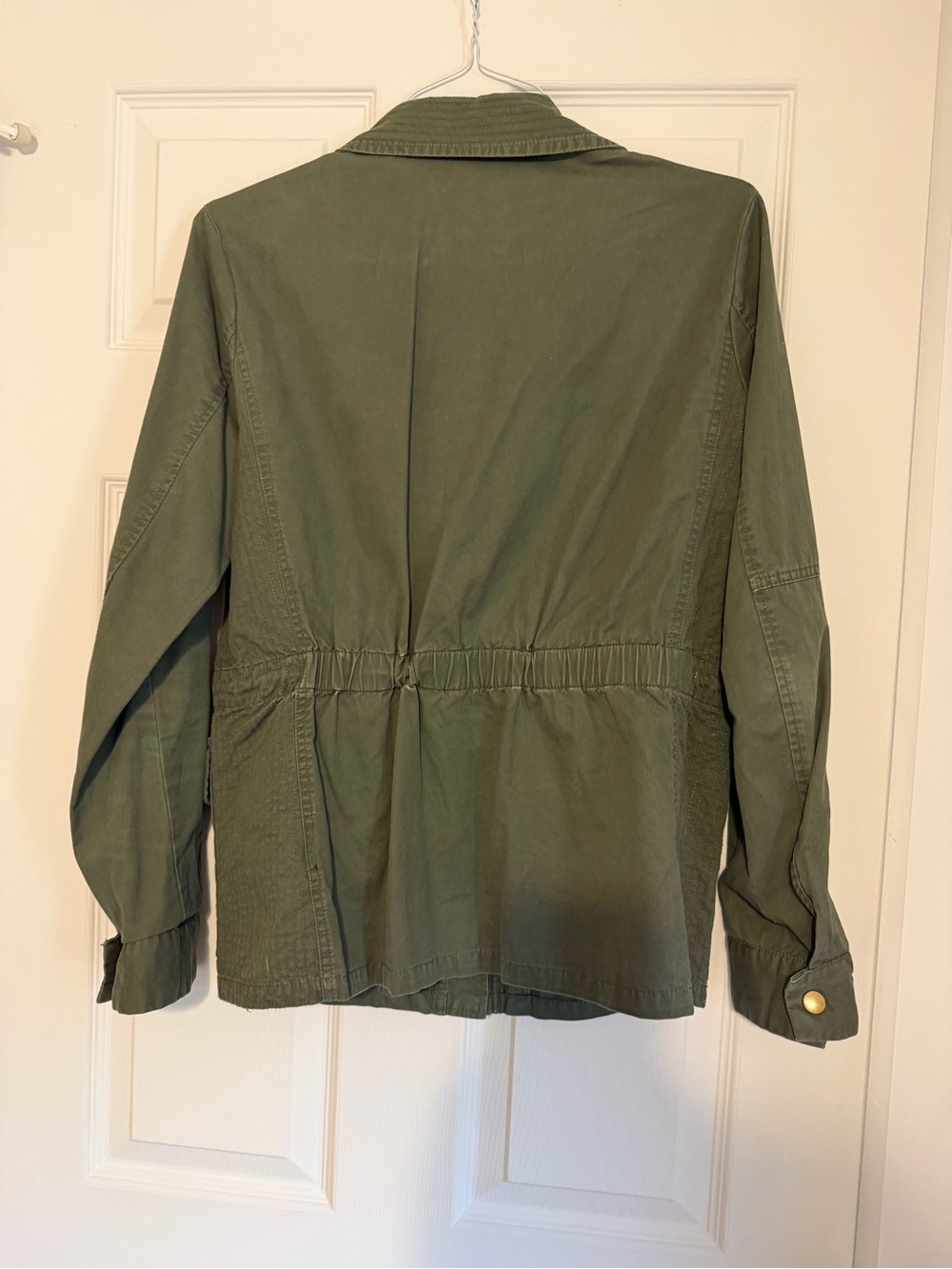 Olive Utility Jacket with Multiple Pockets - Picture 3 of 11